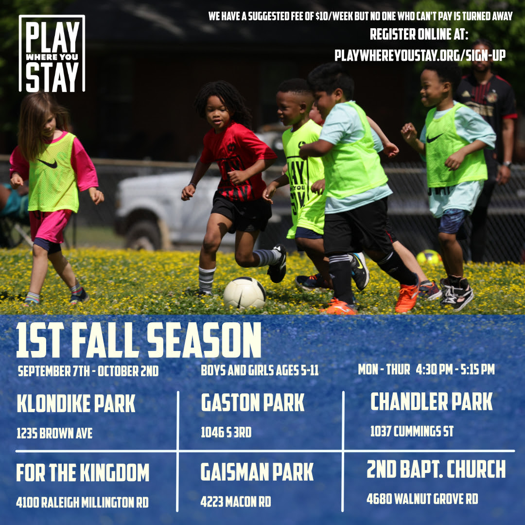 Our Fall Season for boys and girls ages 5-11 will start in 22 days!  //  ¡Nuestra temporada de otoño para niños y niñas de 5 a 11 años comenzará en 22 días!