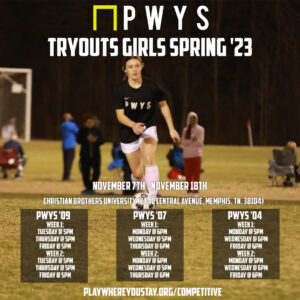 Tryouts Girls Spring 2022 (location)